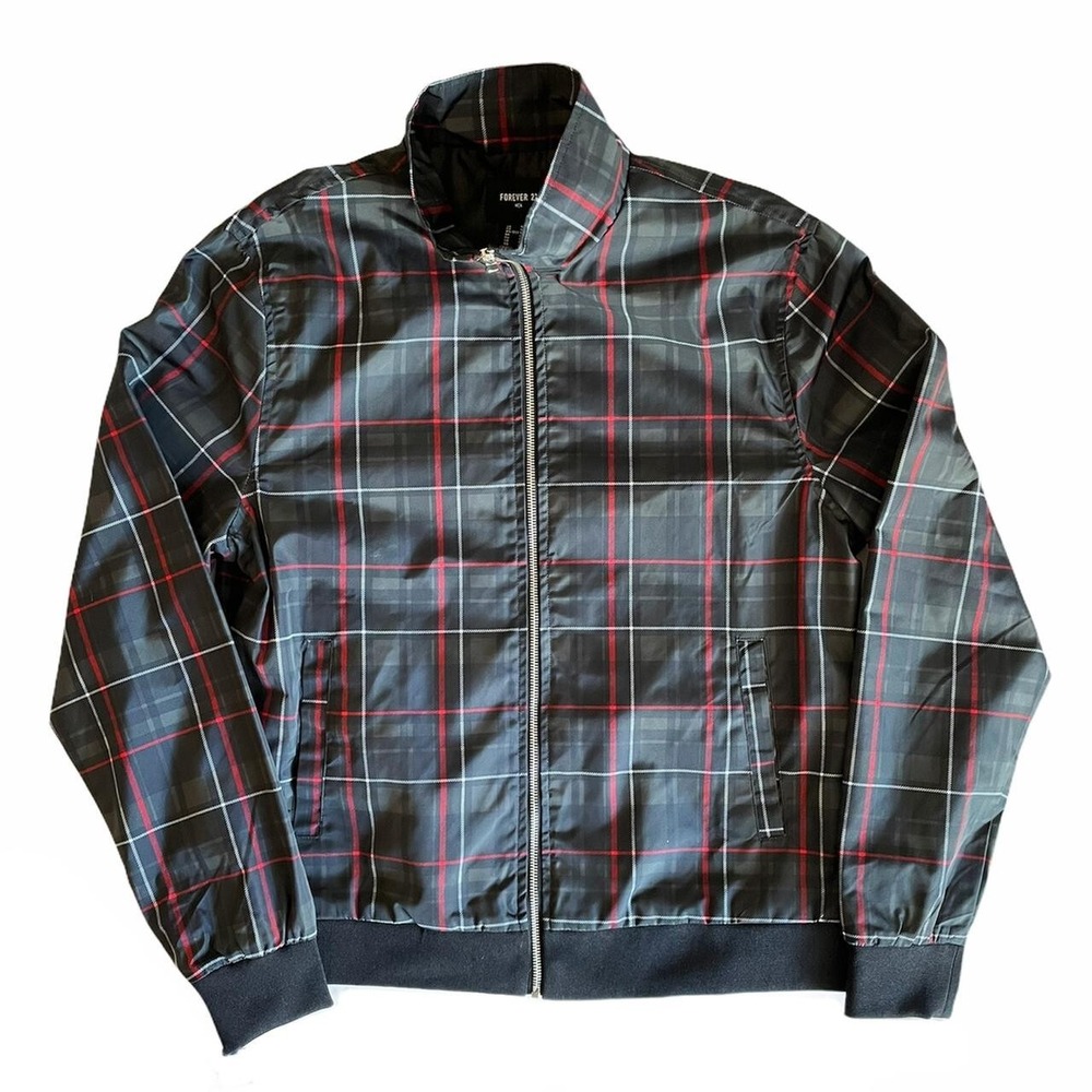 Forever 21 Men's Checkered Jacket Size Medium New NWT